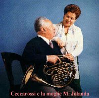 Domenico Ceccarossi con la moglie Maria Jolanda Colizza