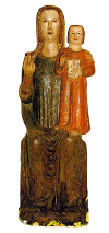 Madonna con Bambino, statua lignea del sec XV